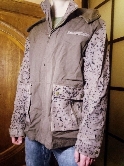 Новая брендовая мужская куртка "LORO PIANA & C" XL Нат. кожа, коттон
