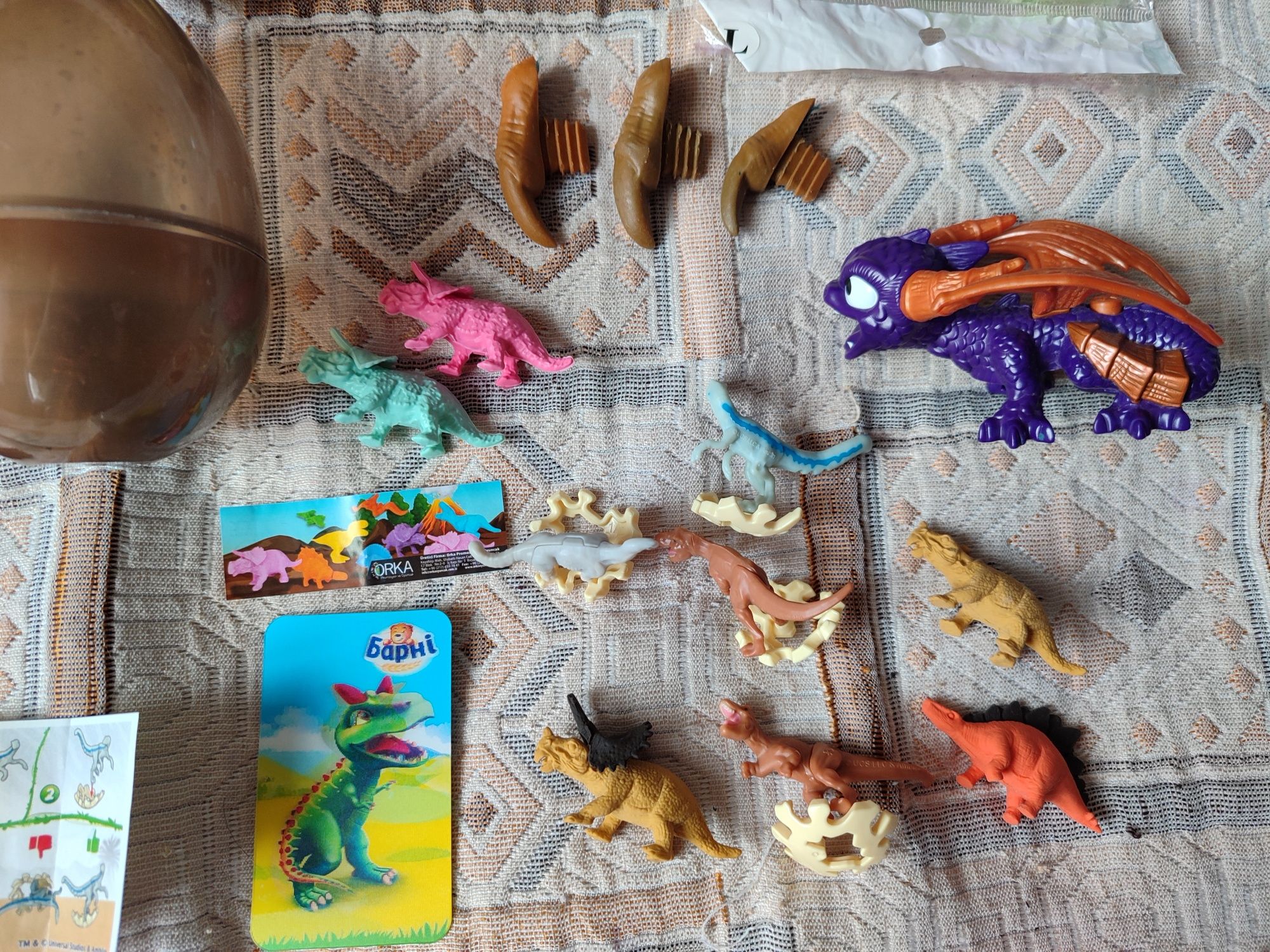 Динозаври набір ігри, фігурки, кіндери