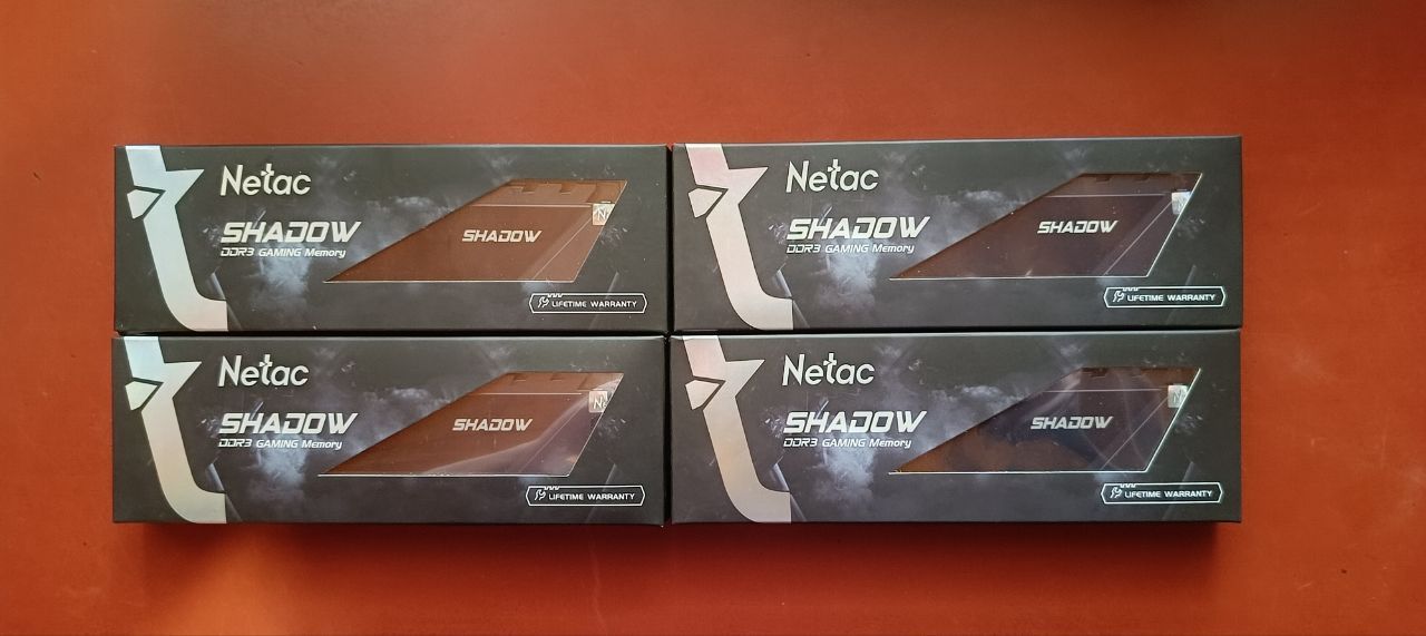 Оперативна памʼять Netac Shadow DDR3 4Gb Gaming Memory