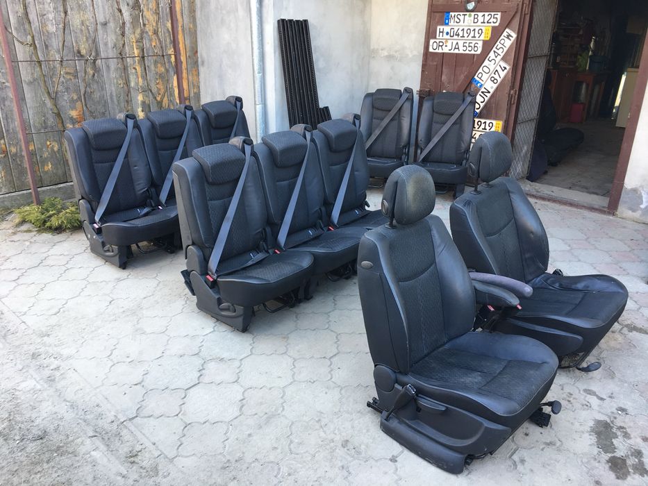 Сидіння eapace 4 сиденья vivaro trafic sprinter диван caddy vito шкіра