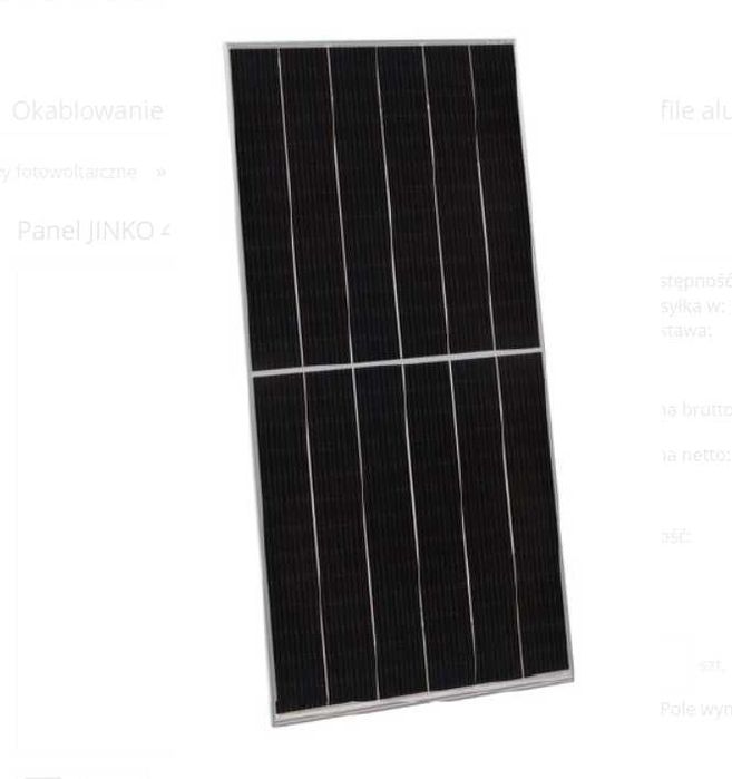 Panel JINKO 470W srebrna rama