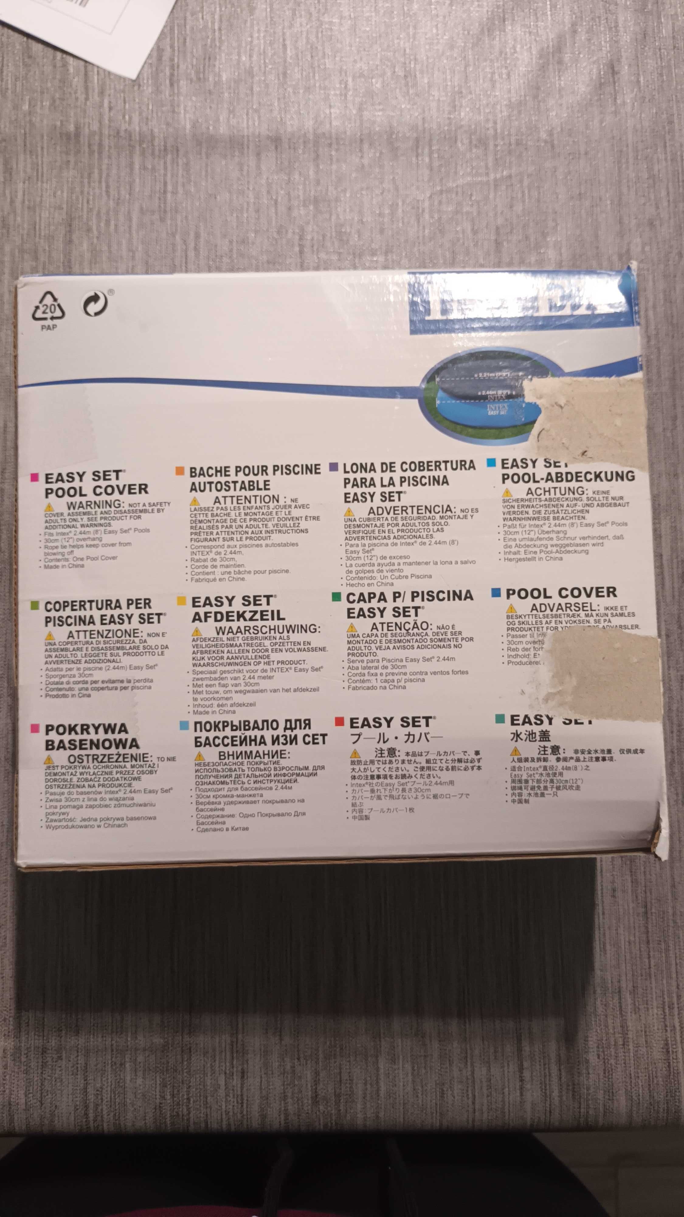 Capa Piscina Intex 2.21mt