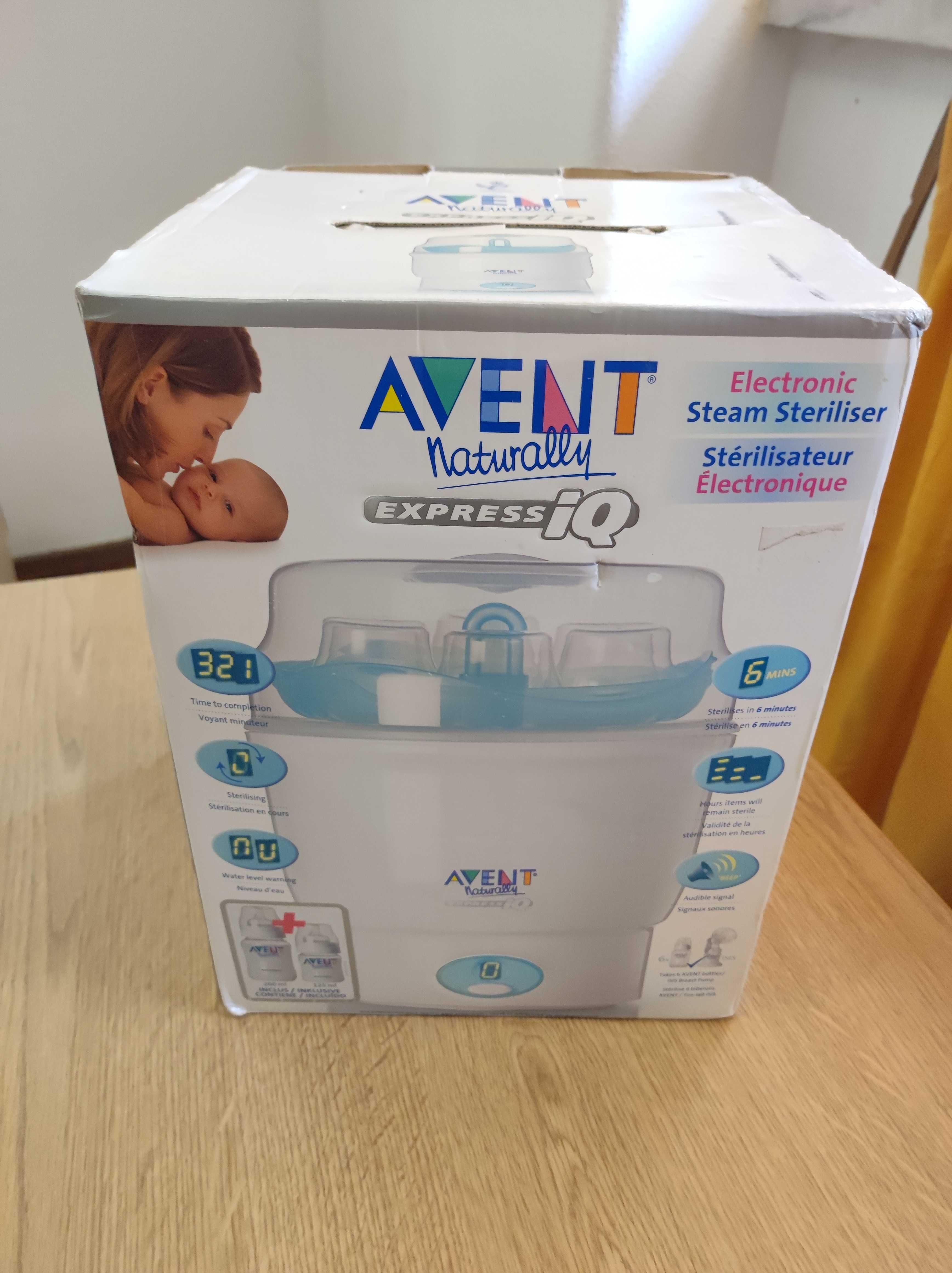 Esterilizador de biberons a vapor, elétrico, AVENT