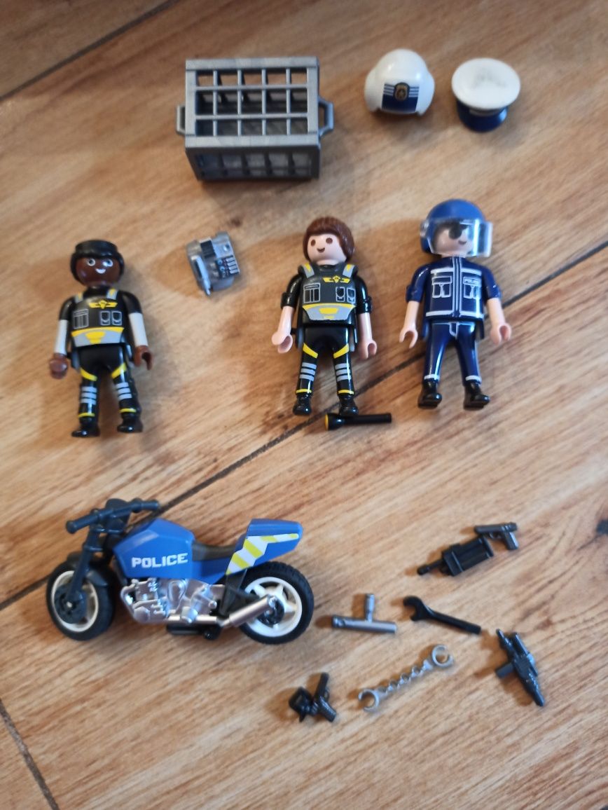 Playmobil jednostka specjalna motor policja