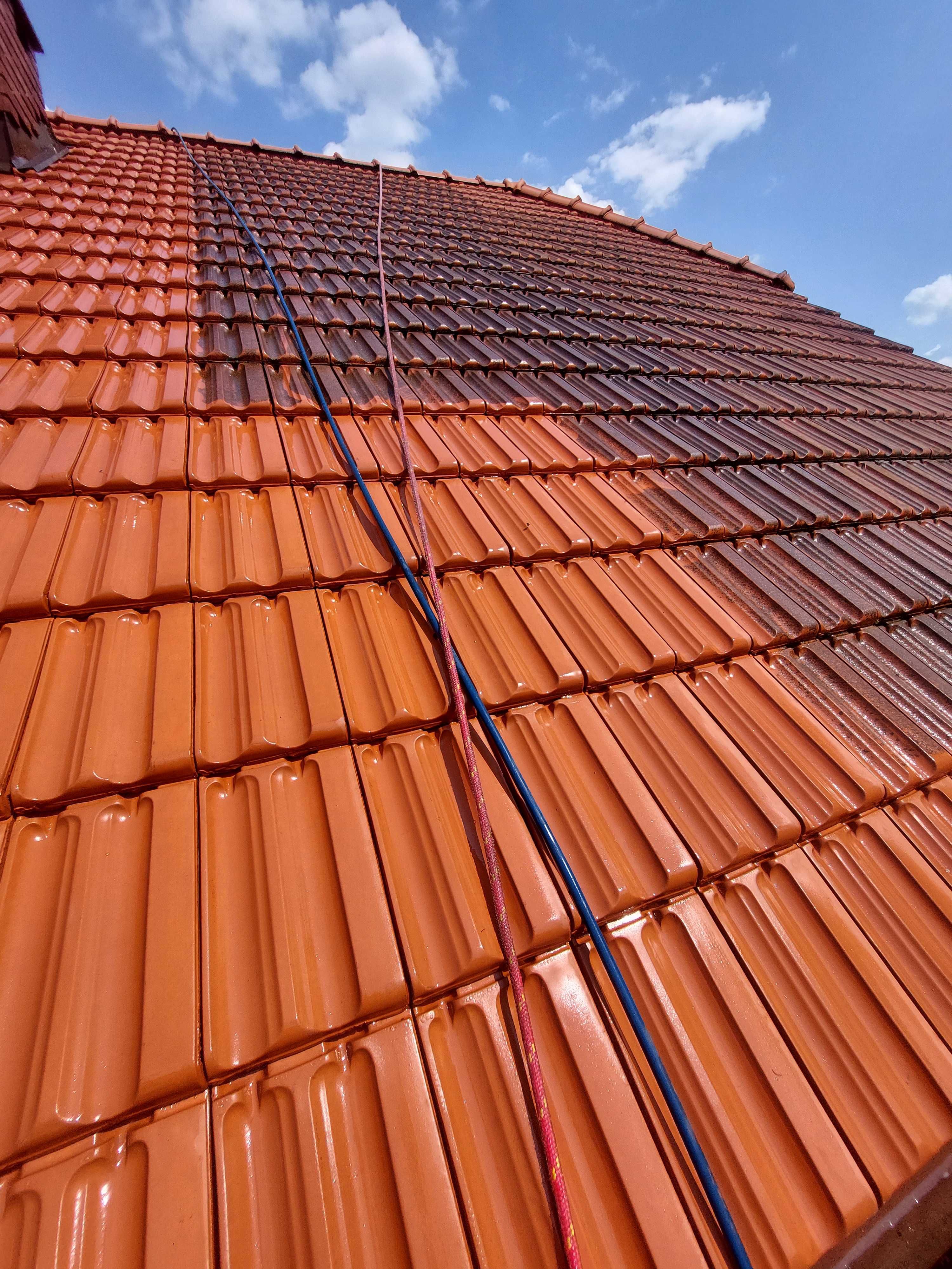 Mycie Dachów elewacji kostki brukowej malowanie dachu elewacji