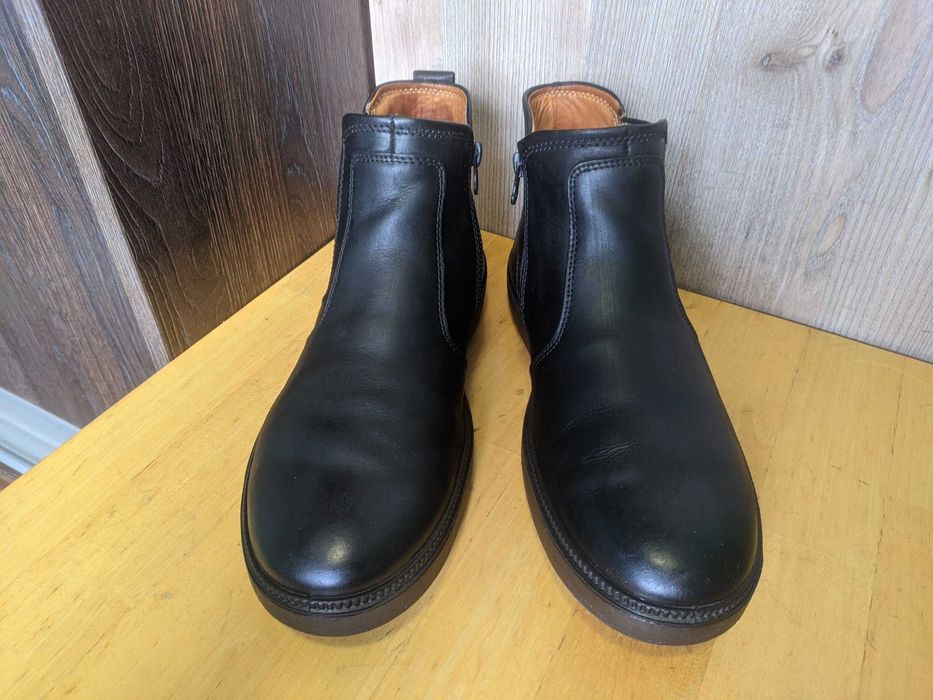 Ecco - кожаные ботинки челси