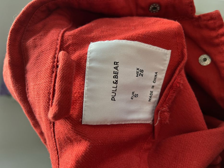 Casaco blusao vermelho S Pull&Bear