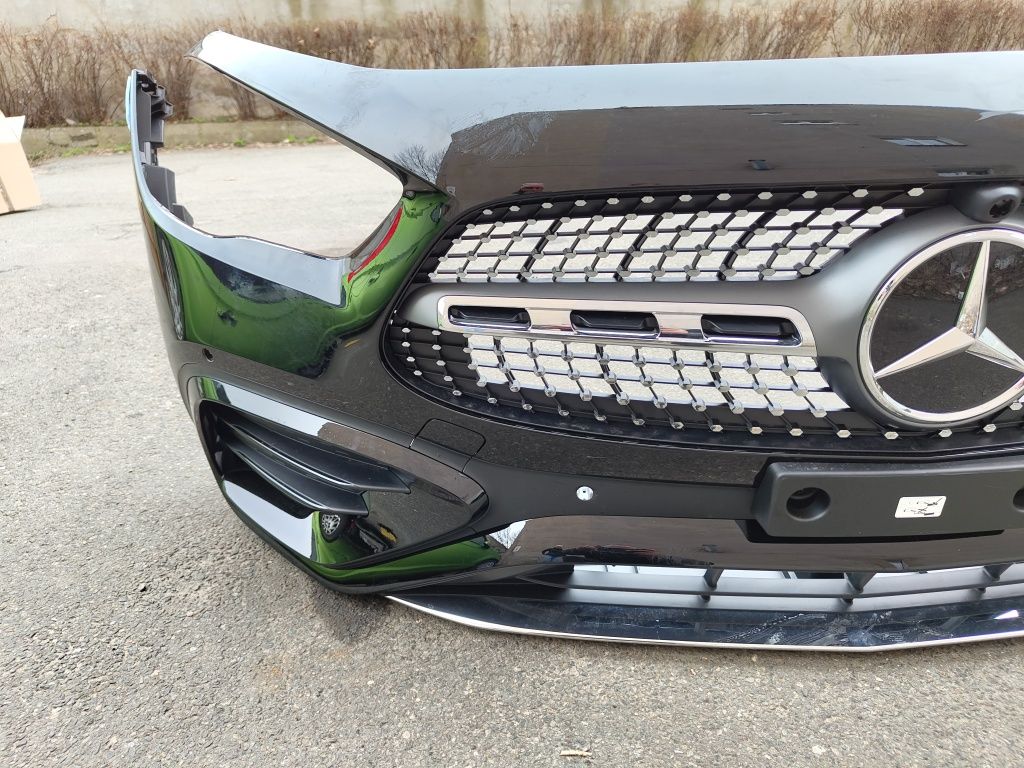 Zderzak Mercedes Benz GLA 250 e lift 2023 grill przód przedni pdc wiąz