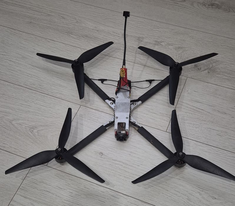 FPV дрон 9" алюміній. RX dual(700 частота)