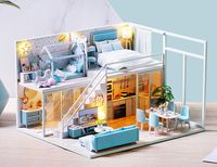 Румбокс, миниатюрный сборный дом с мебелью, 3D-конструктор DIY House