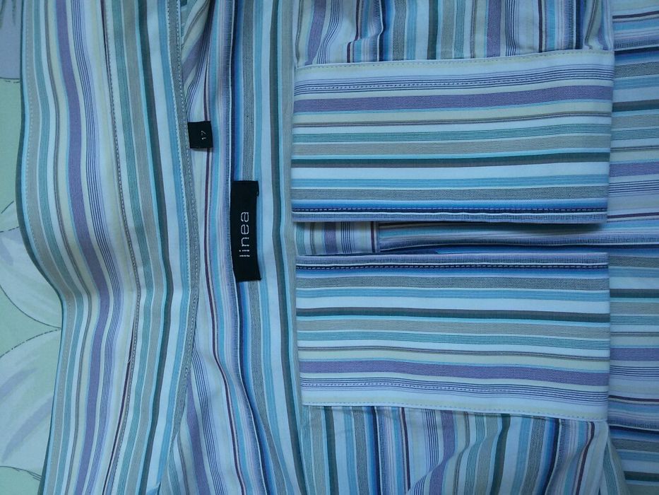 Рубашки мужские сорочки с длинным рукавом размер 50-52, L, XL