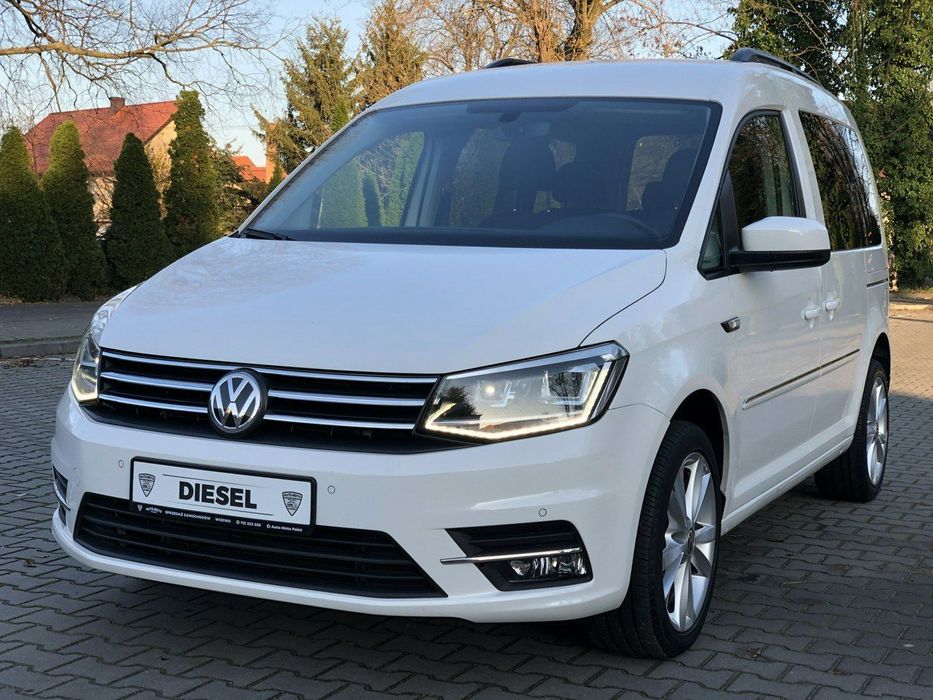 Volkswagen Caddy III LIFT 2018r 2.0 TDI Led Navi Klimatronic Tempomat Zarejestrowany