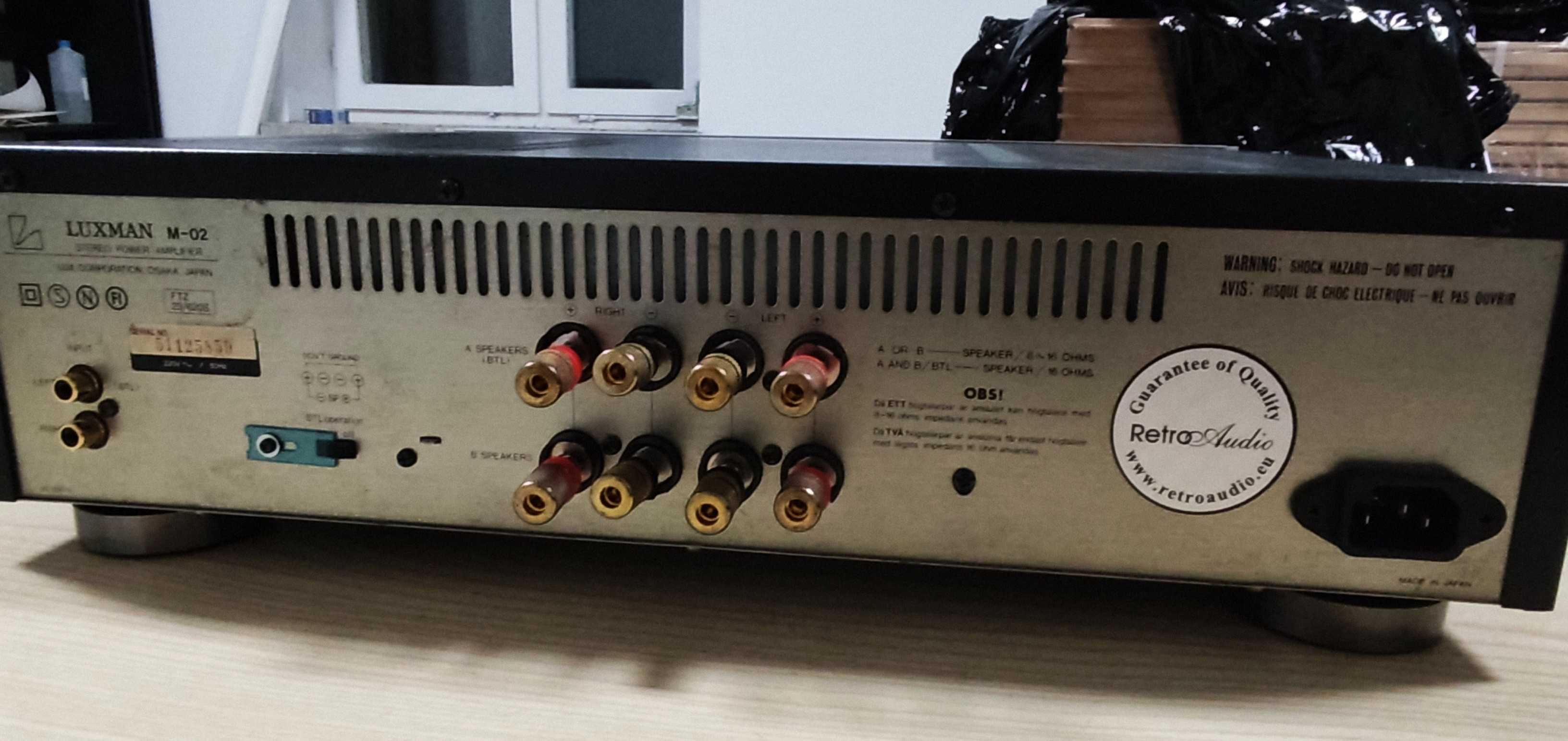 Luxman M-02,C-02 po rewitalizacji super stan