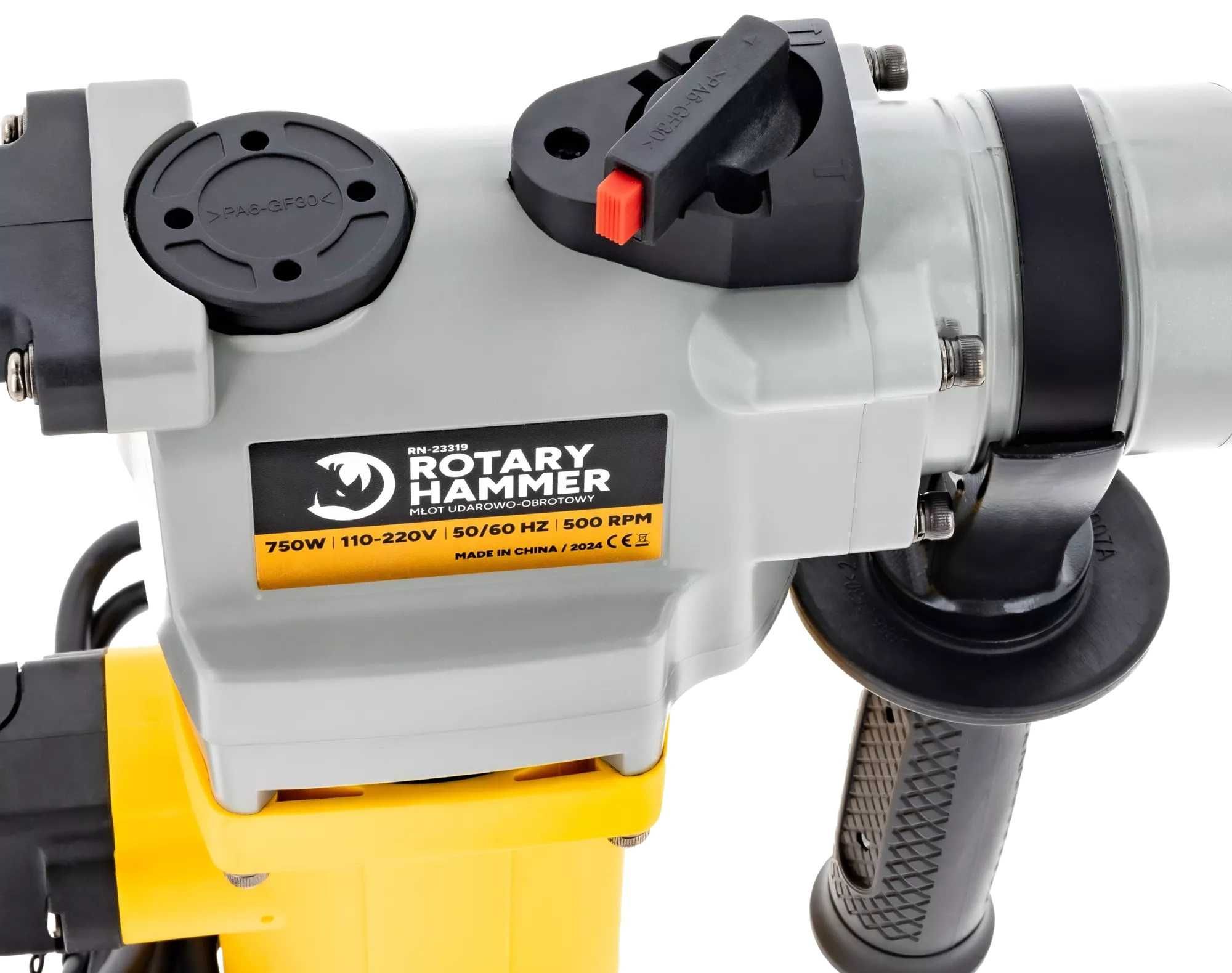 Młot udarowo-obrotowy 750 W Rino RDRI75E SDS+