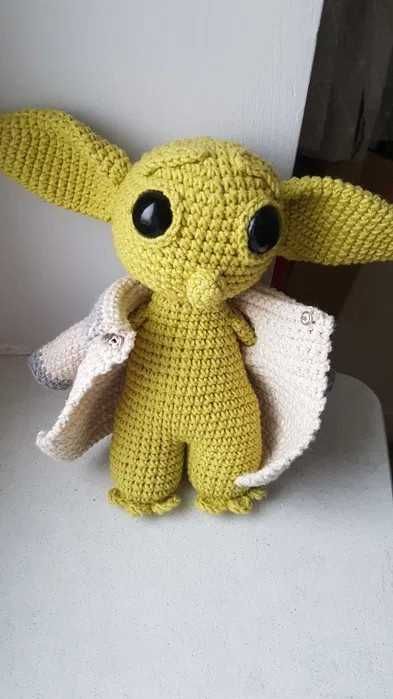 NOWY baby Yoda na szydełku zabawka na szydełku Star Wars Yoda