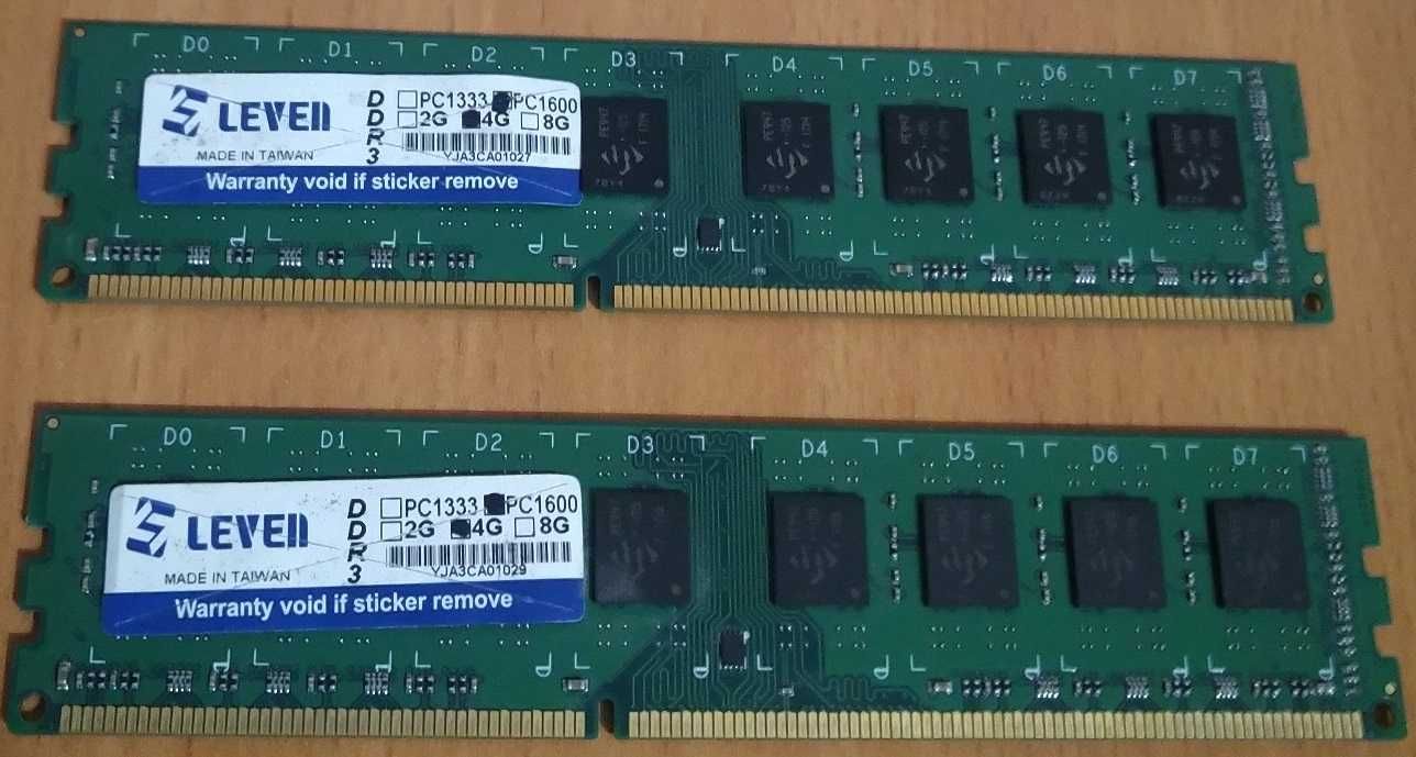 Оперативная память ОЗУ DDR3 4Гб 1600 Leven