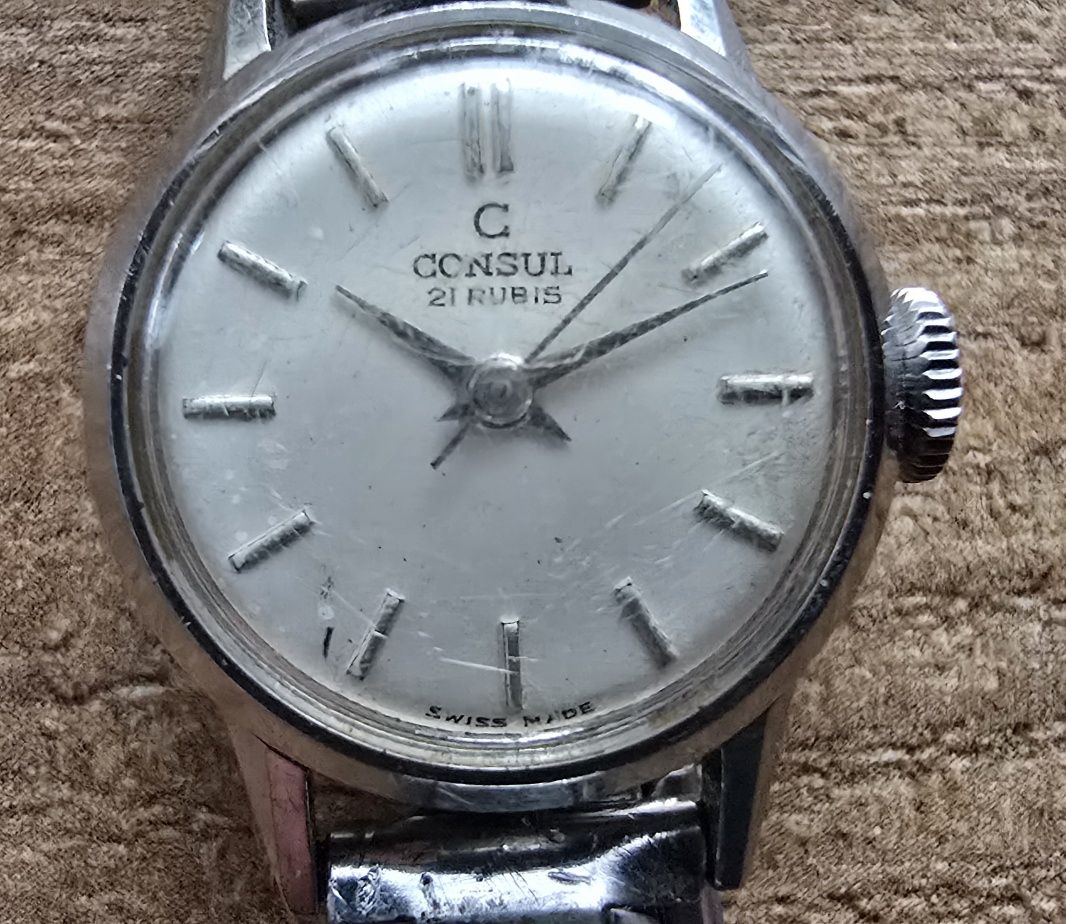 Consul Kulm Justex Condor automatic manual swiss zestaw vintage