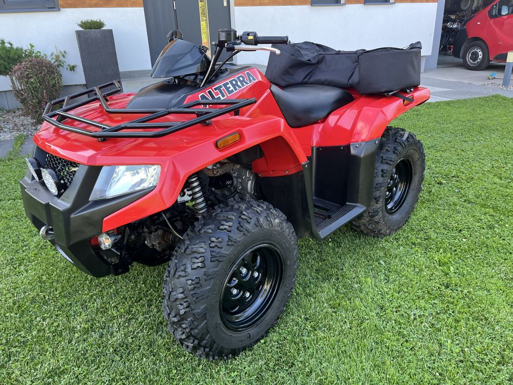 Arctic cat 400 alterra 2016 naped 4x4 nowe opony quad