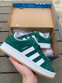 Adidas Original Campus 00 Dark Green Cloud White Rozmiar 36.5