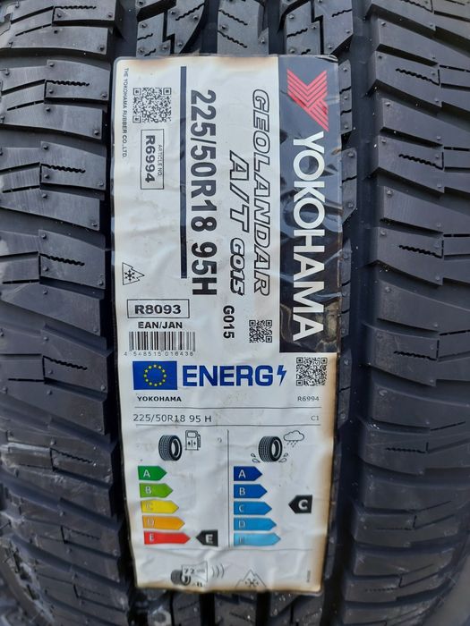 NOWE opony terenowe 225/50R18 Yokohama Geolandar A/T G015 WYSYŁKA