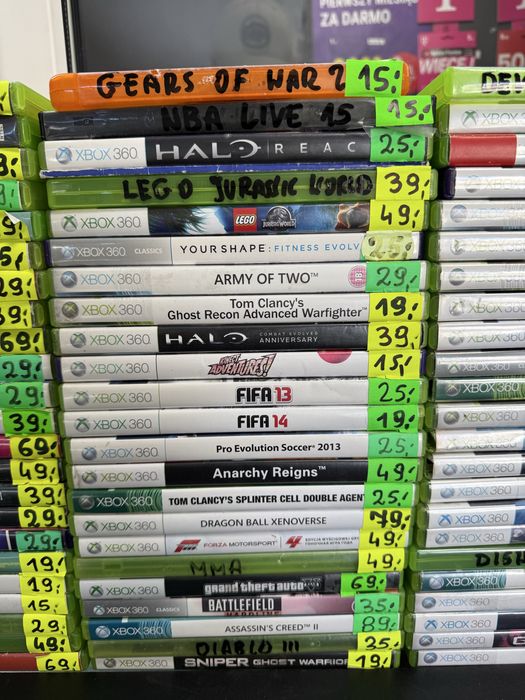 Gry konsola XBOX 360, rozne tytuły, Lego, Minecraft