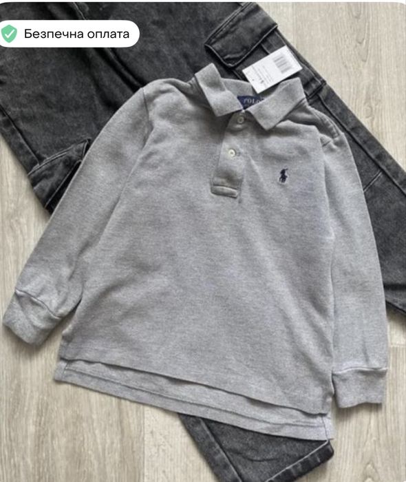 Polo ralph lauren дитячий лонгслів, реглан, світшот