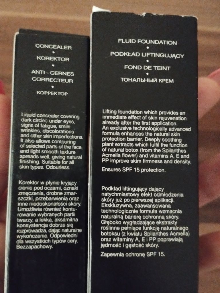 Podkład fluid korektor zestaw Pierre Rene
