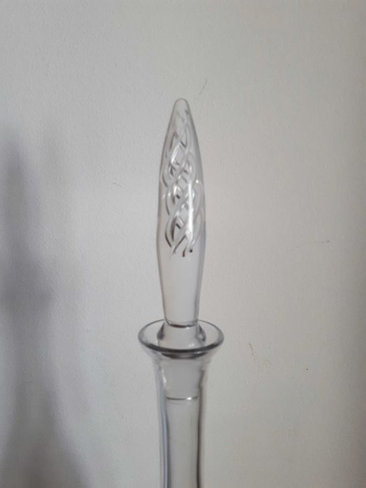 Garrafa de cristal marca Atlantis sem uso