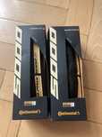 2x CONTINENTAL Grand Prix 5000, 700 X 25C Czarna/Krem zwijane