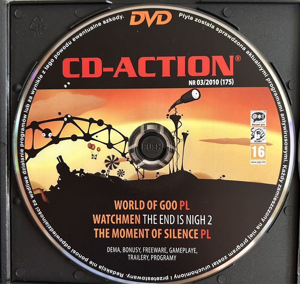 Gry CD-Action DVD nr 175: World Of Goo, Watchmen 2