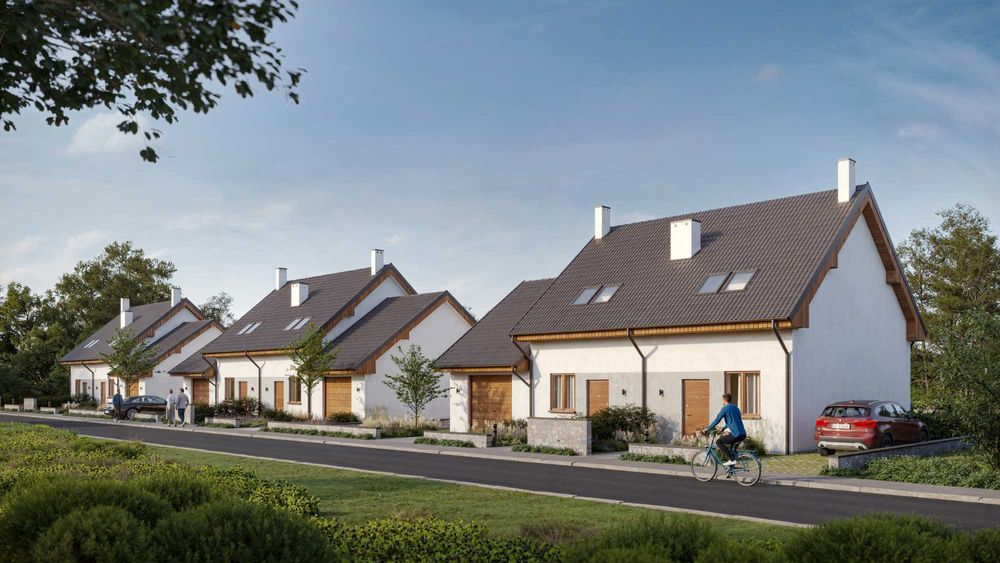 ENERGOOSZCZĘDNY DOM 90m² z ogrodem, trzypoziomy, bez czynszu