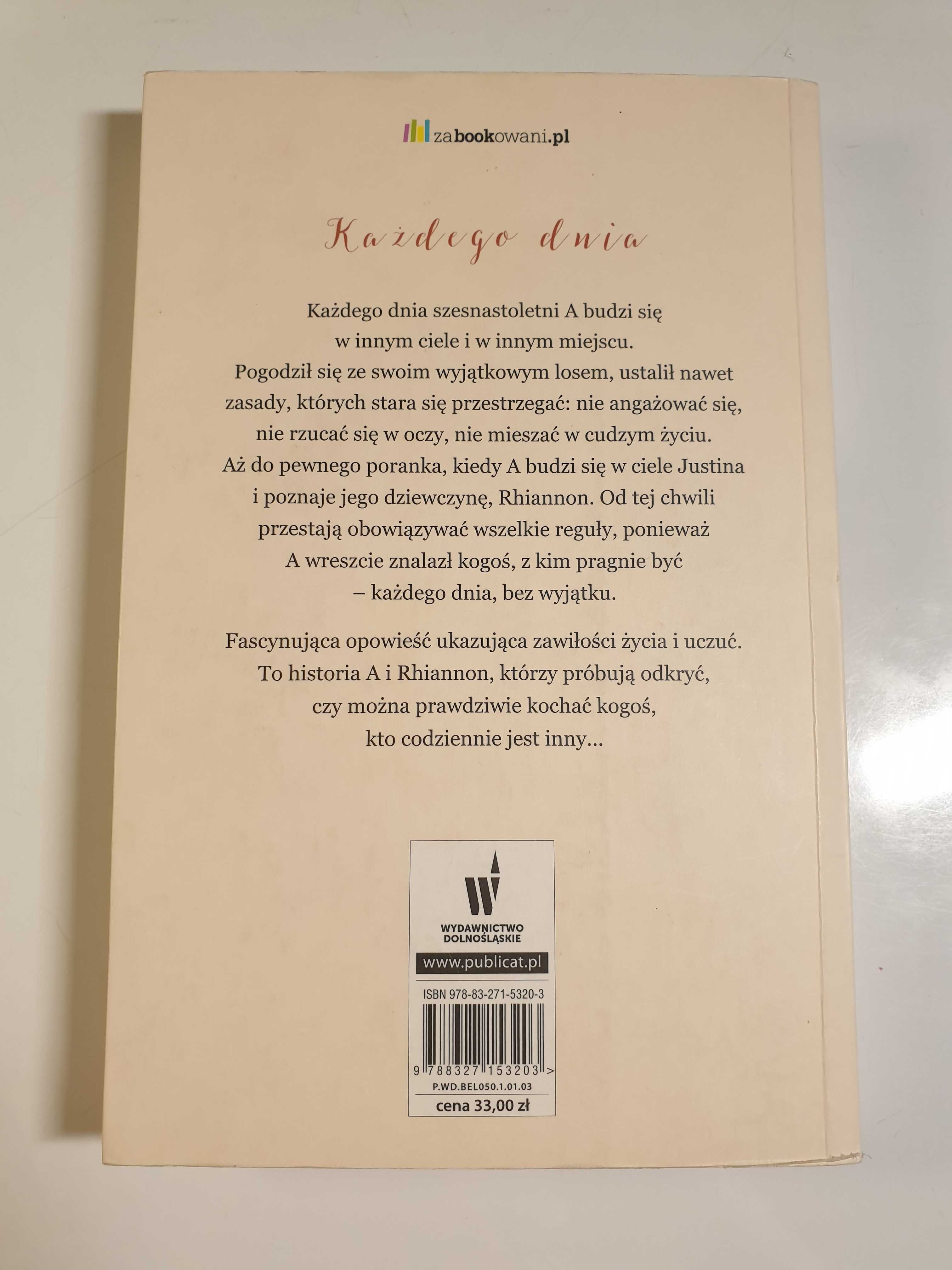 Każdego dnia - David Levithan - Tom 1.