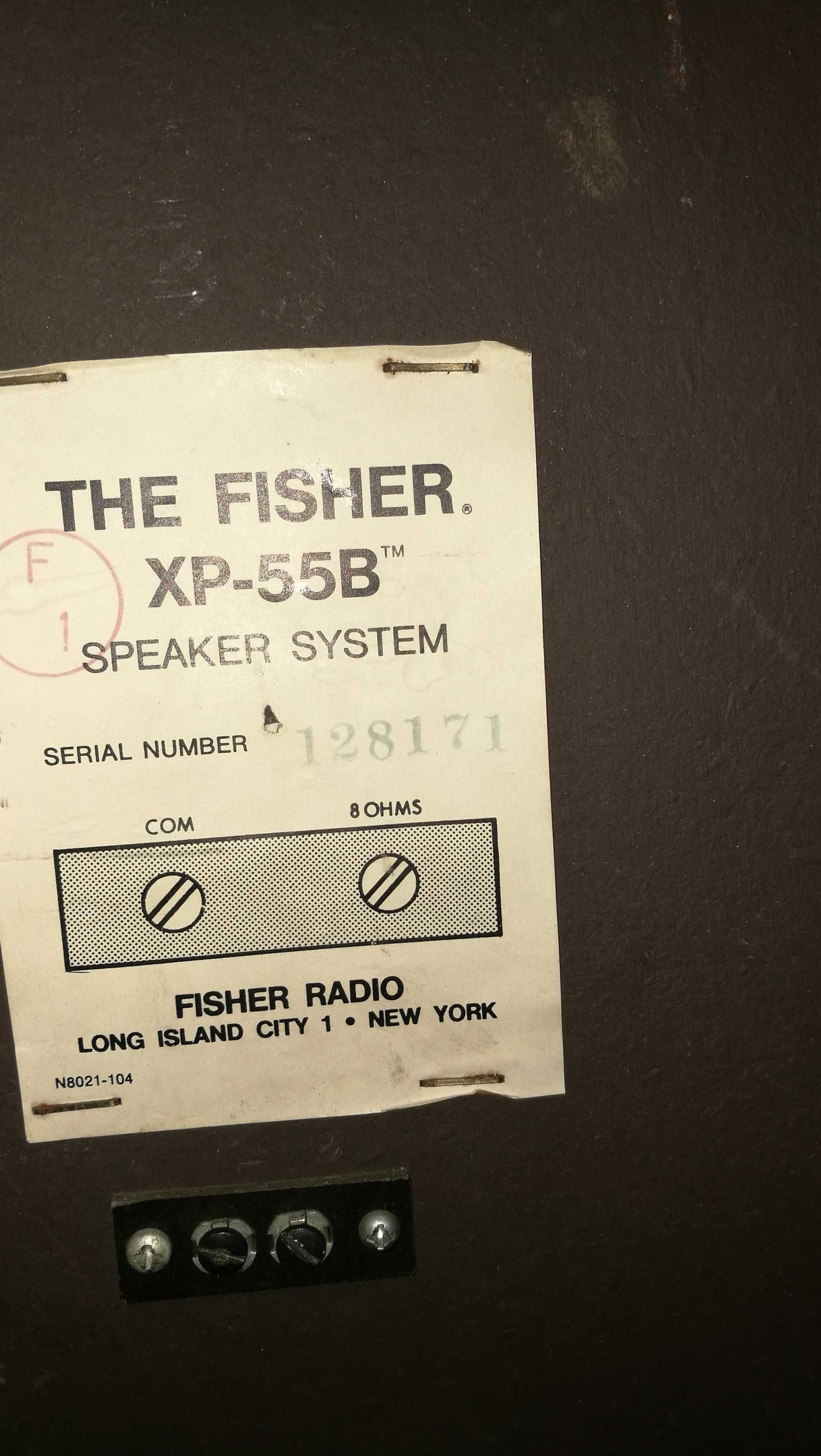 Super Amerykańskie kolumny do lampy The Fisher XP-55B