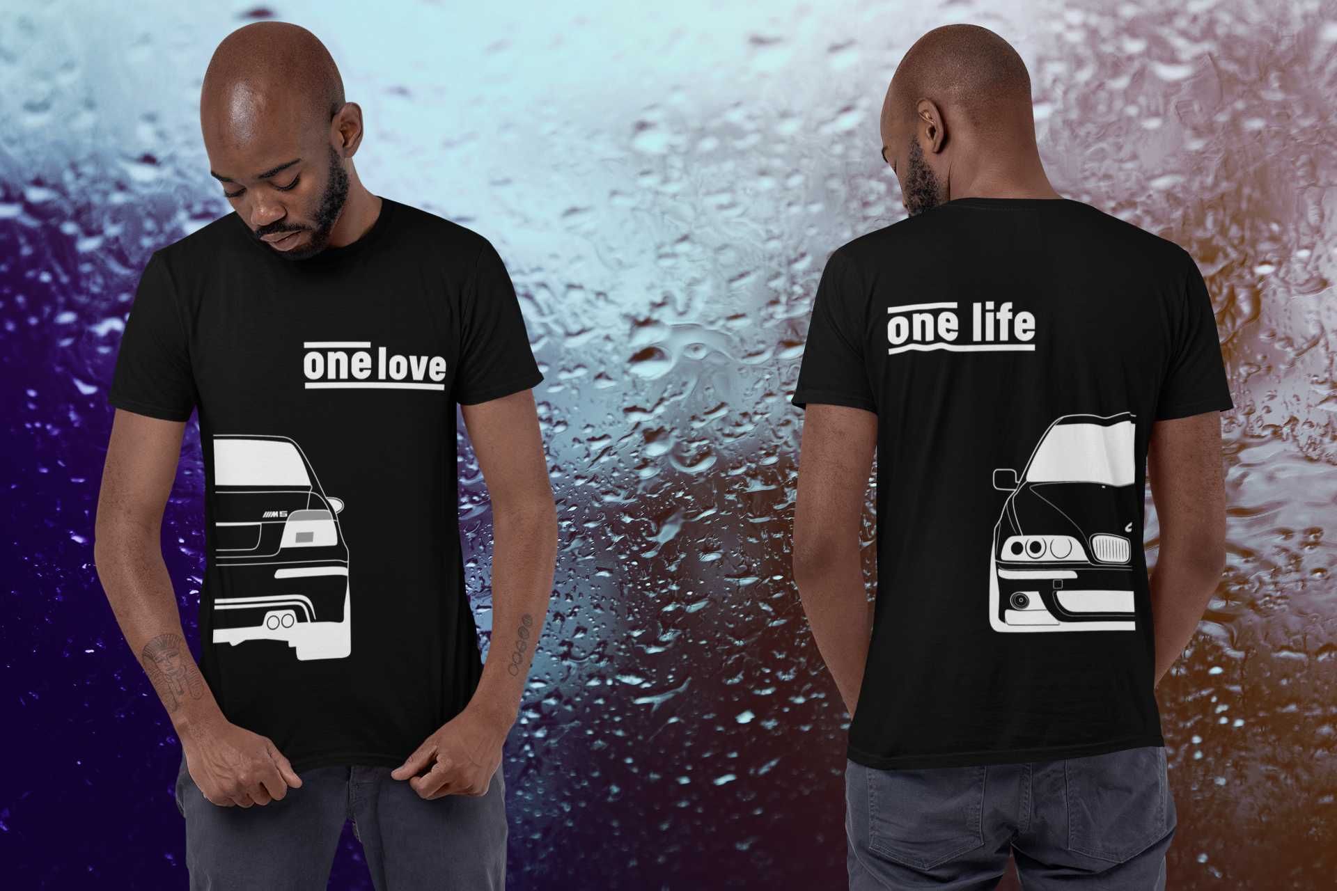 T-shirt BMW E39 M5 "One life One love"