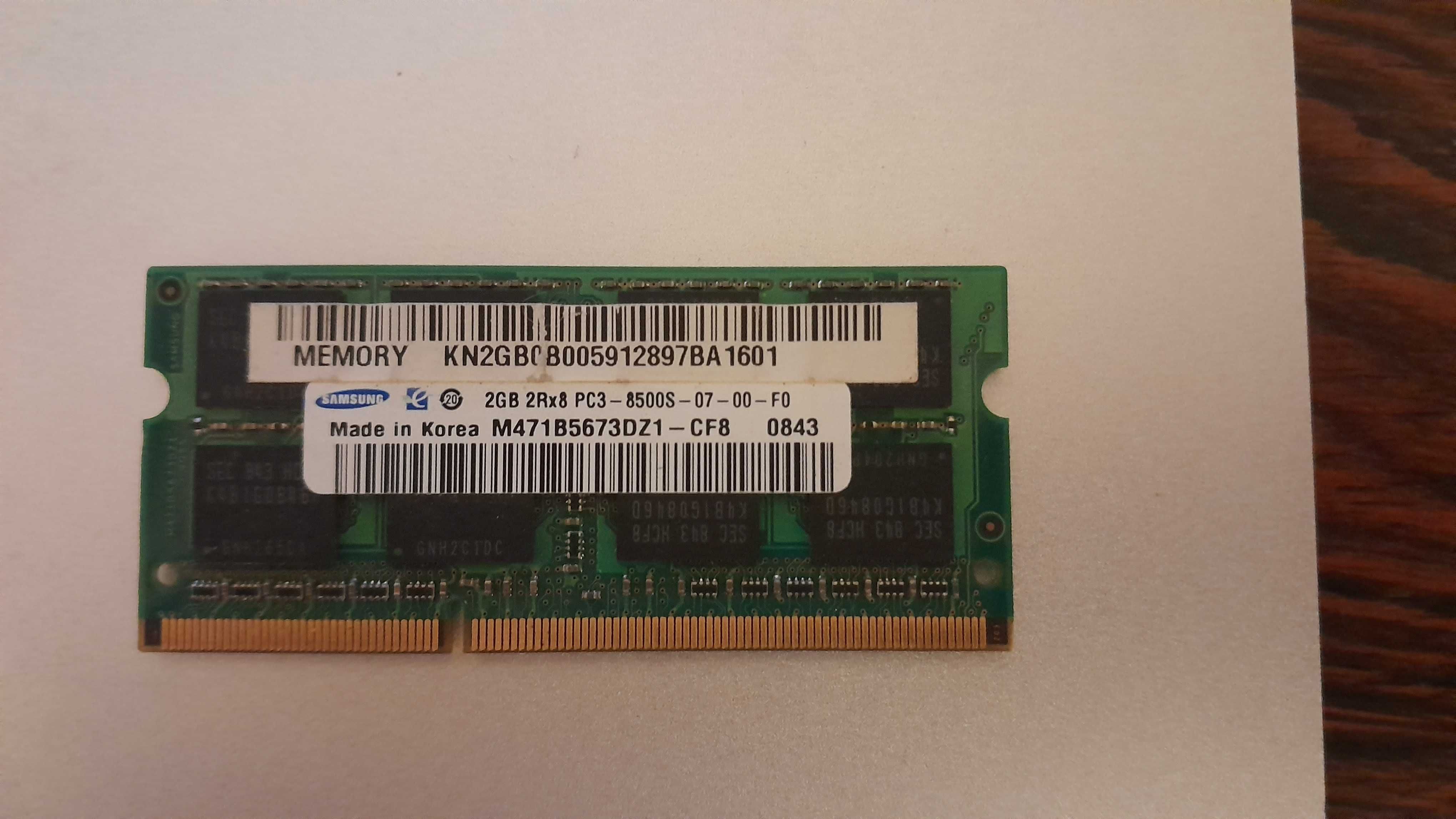 Memória Ram 2GB DDR3