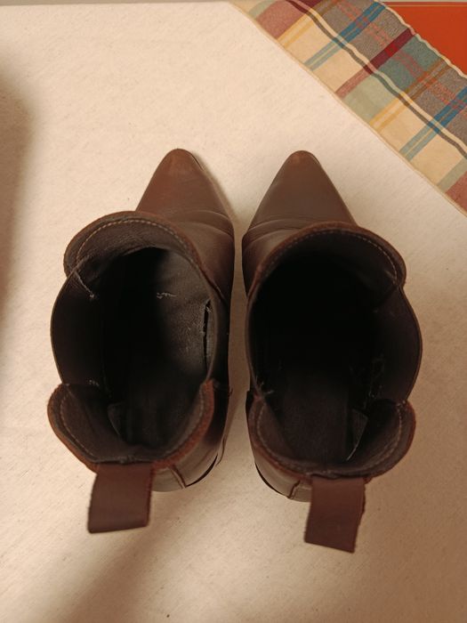 Botas castanhas de senhora tamanho 39