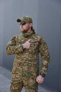 Куртка тактична чоловіча військова Хижак / Парка демісезонна камуфляж