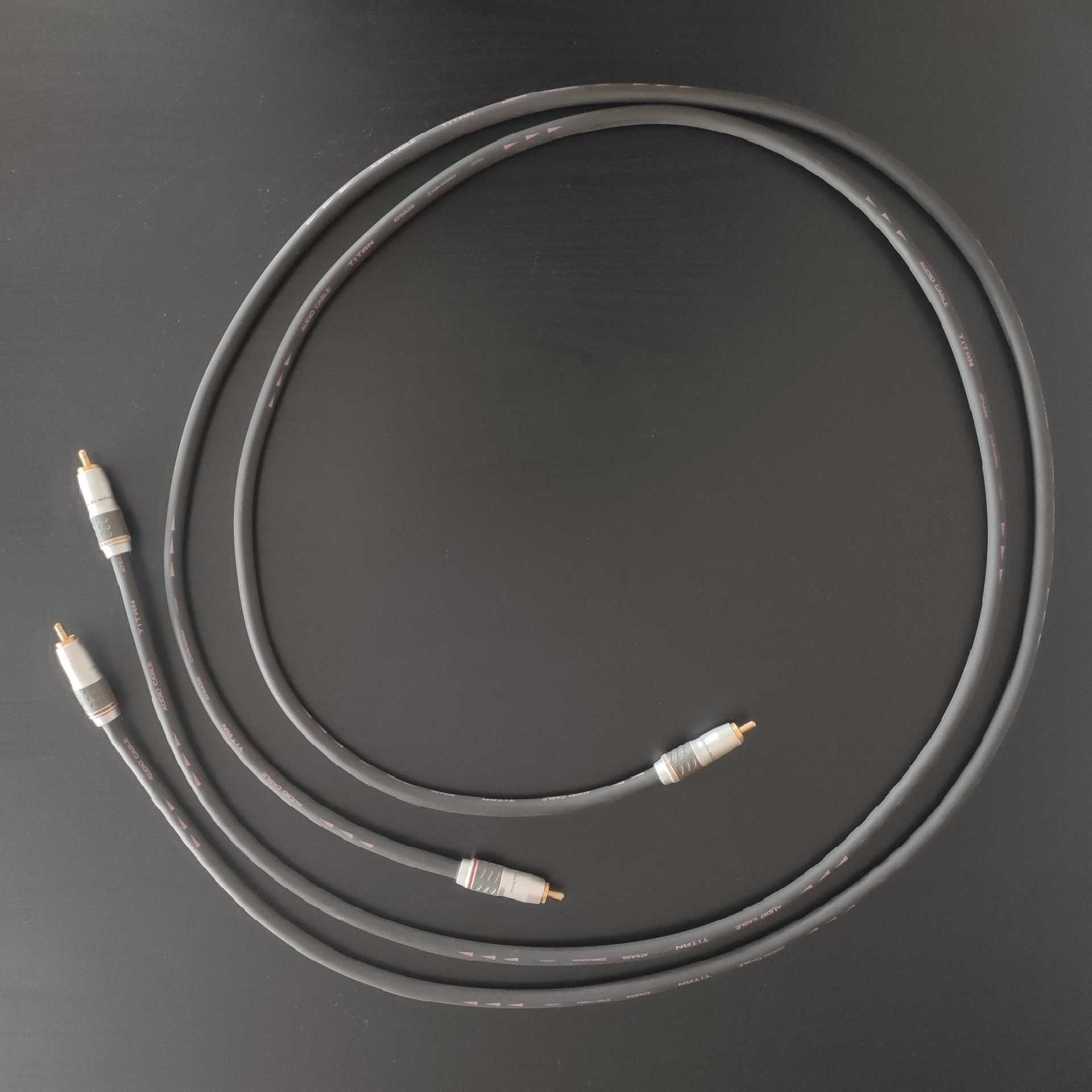 Audio Technica  AT6A56 TITAN - kabel RCA - Made in Japan - 1,5m