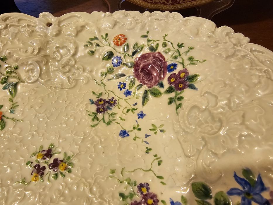 Patera w formie kosza Miśnia/Meissen około 175 lat