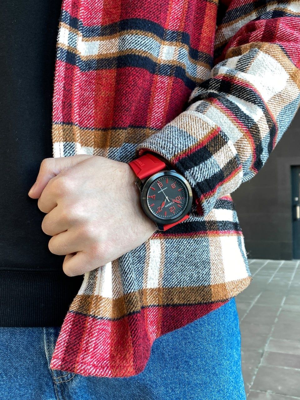 Часы Curren Black-Red