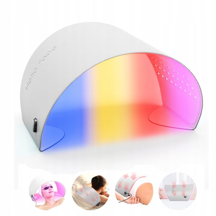 Maska kosmetyczna fotonowa LED Lampa Podczerwień FOTONOTERAPIA