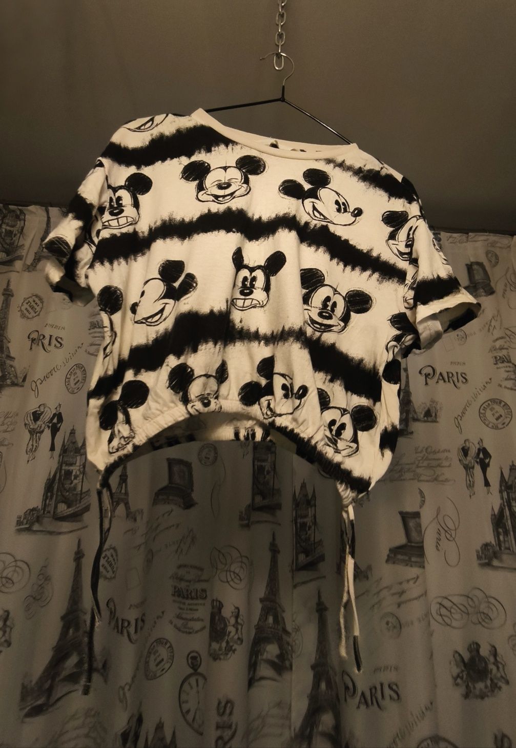 Koszulka crop-top dziewczęca 170 cm