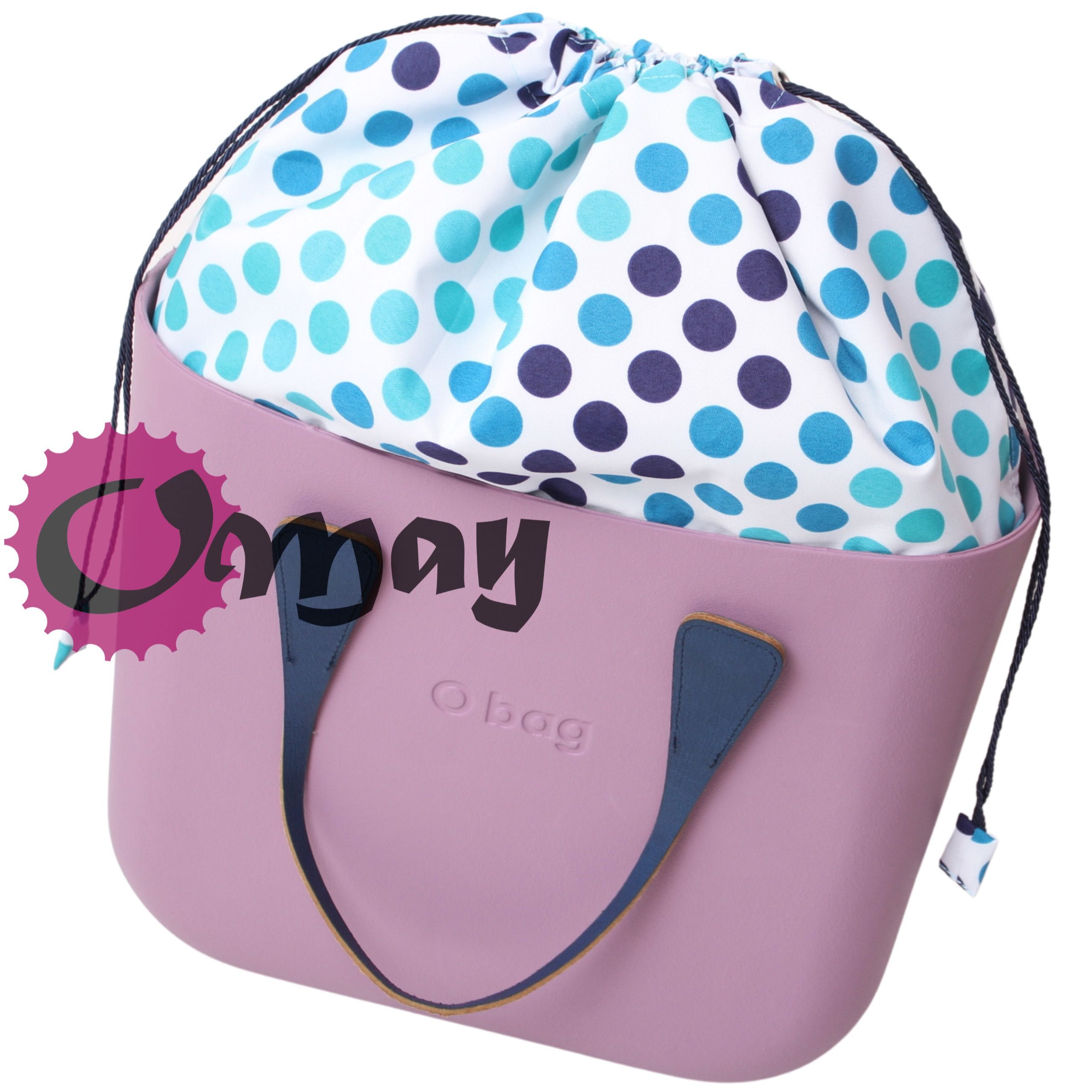 organizer do OBAG STANDARD worek grochy turkus granat 2 kieszenie OMAY