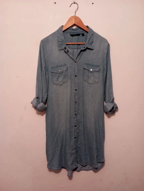 Vestido Ganga Vero Moda Tamanho L