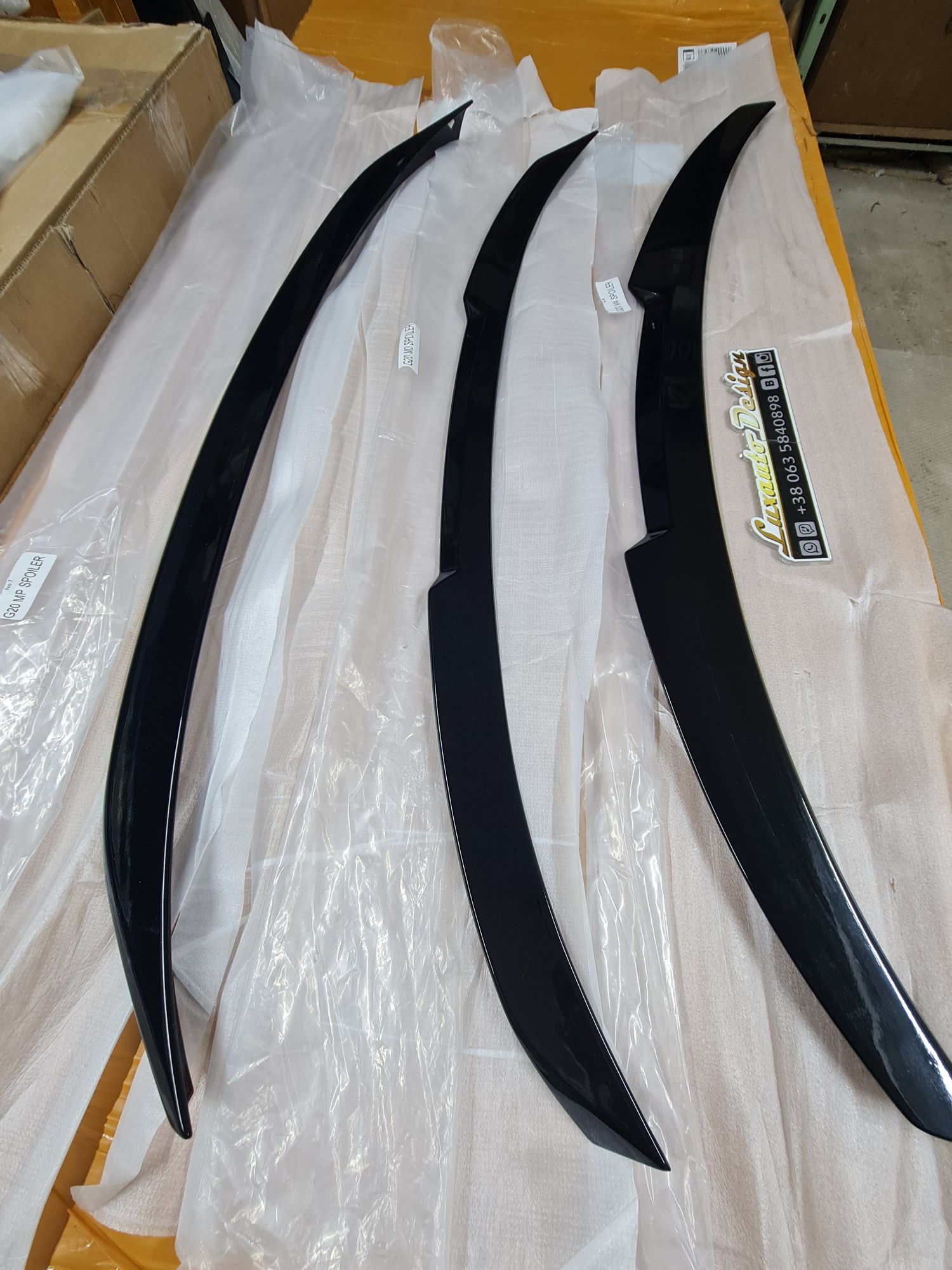 Спойлер сабля BMW F30 F32 F36 F10 G20 G30 G42 F44 F22 G22 М3 М4 M5 Ф10
