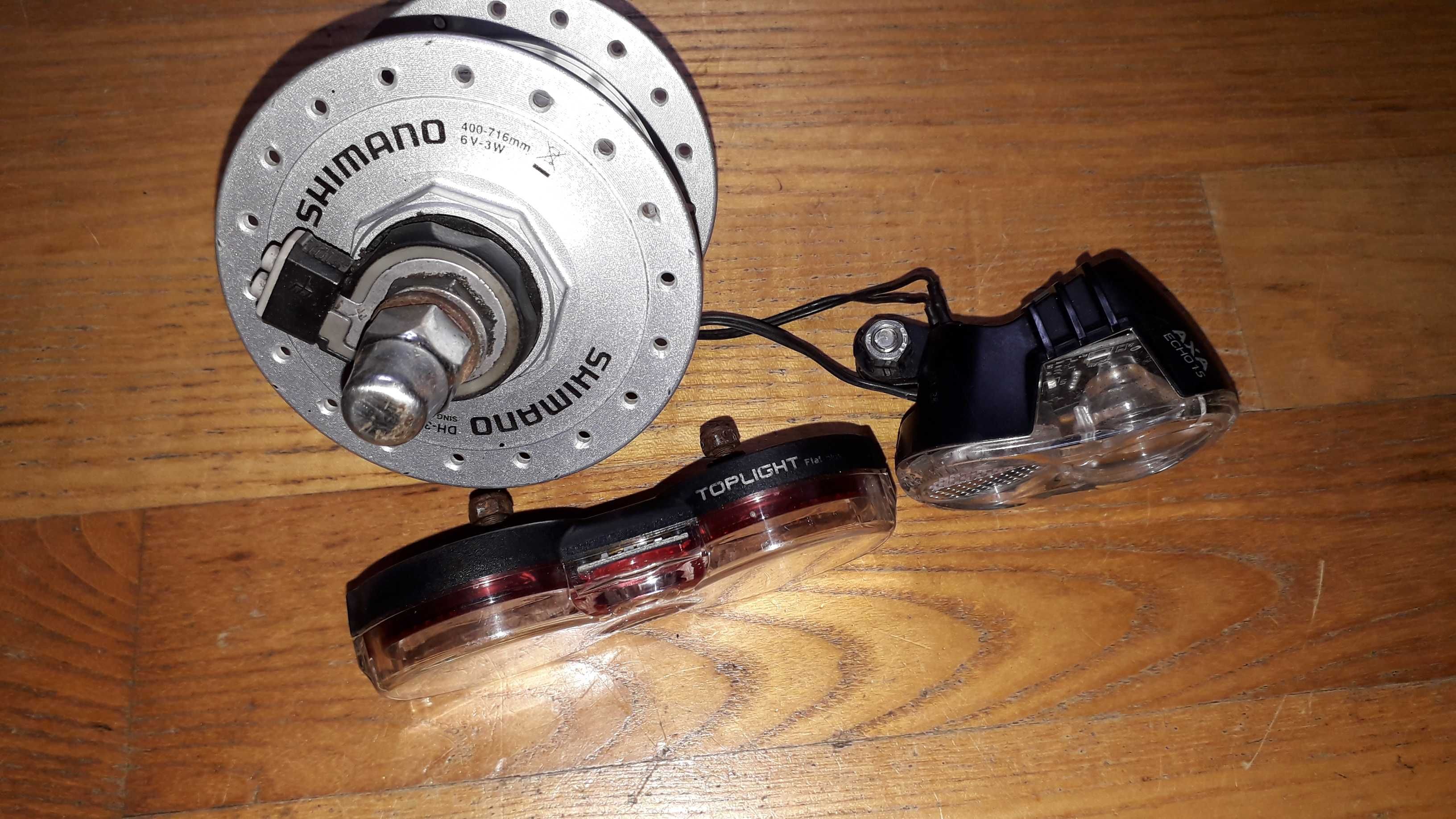Shimano  dynamo  w piaście