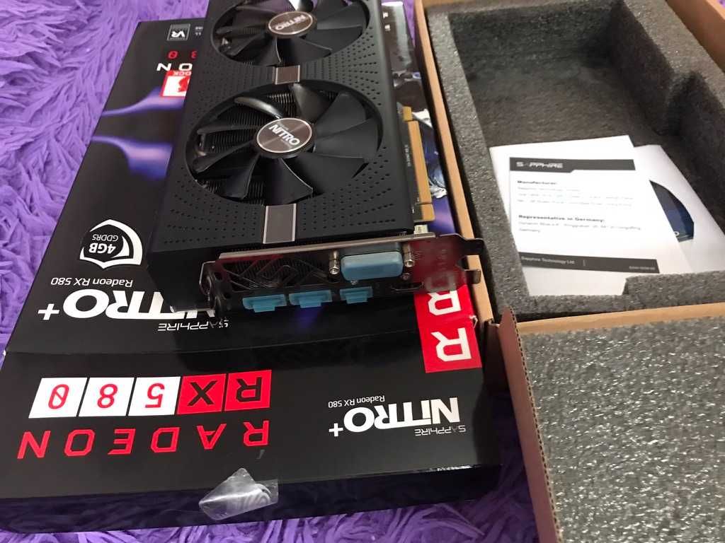 Radeon RX580 Saphire Nitro+ 4GB