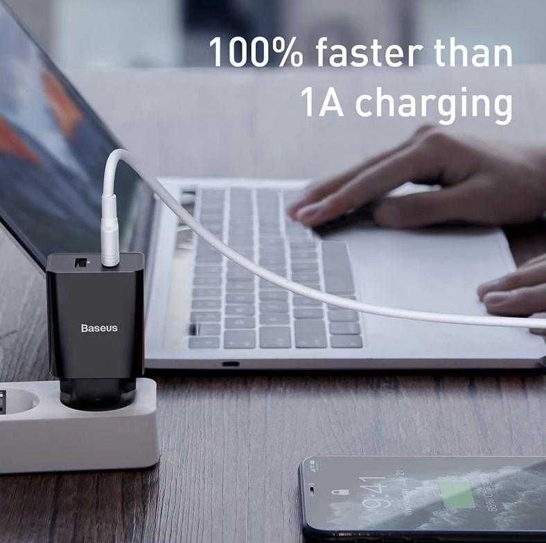 Сетевое зарядное устройство Baseus Compact Charger 2U на 10.5W