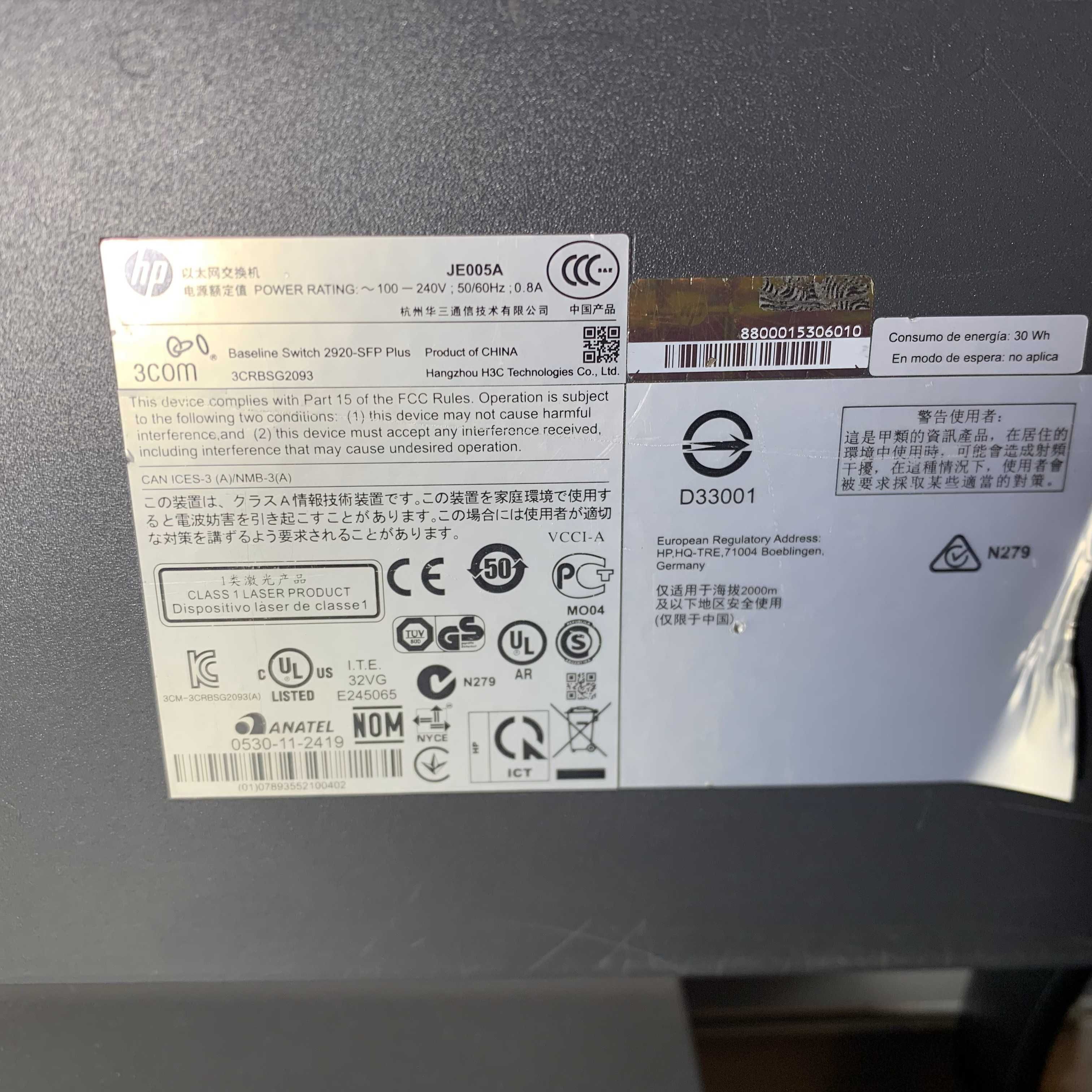 Комунікатор, свіч, switch HP V1910-16G JE005A
