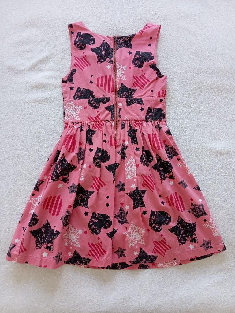R. 152 sukienka elegancka, wizytowa, różowa, bdb stan